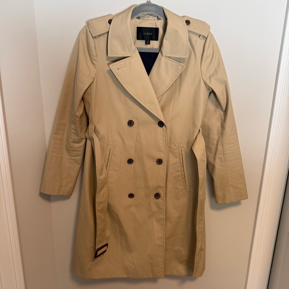 J.Crew Women's Tan Trench Coat